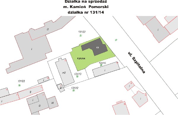 Centrum Kamienia Pomorskiego, Działka Zabudowana 680 M2 2